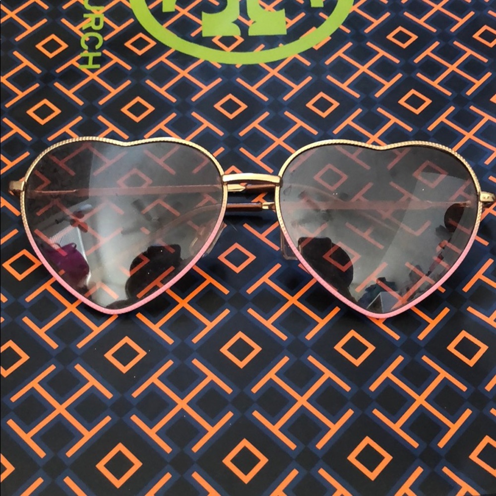 Heart-shaped sunglasses